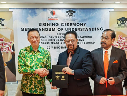 Genovasi & SIA Jalin Kerjasama Strategik, Tawar Program Keusahawanan Atas Talian