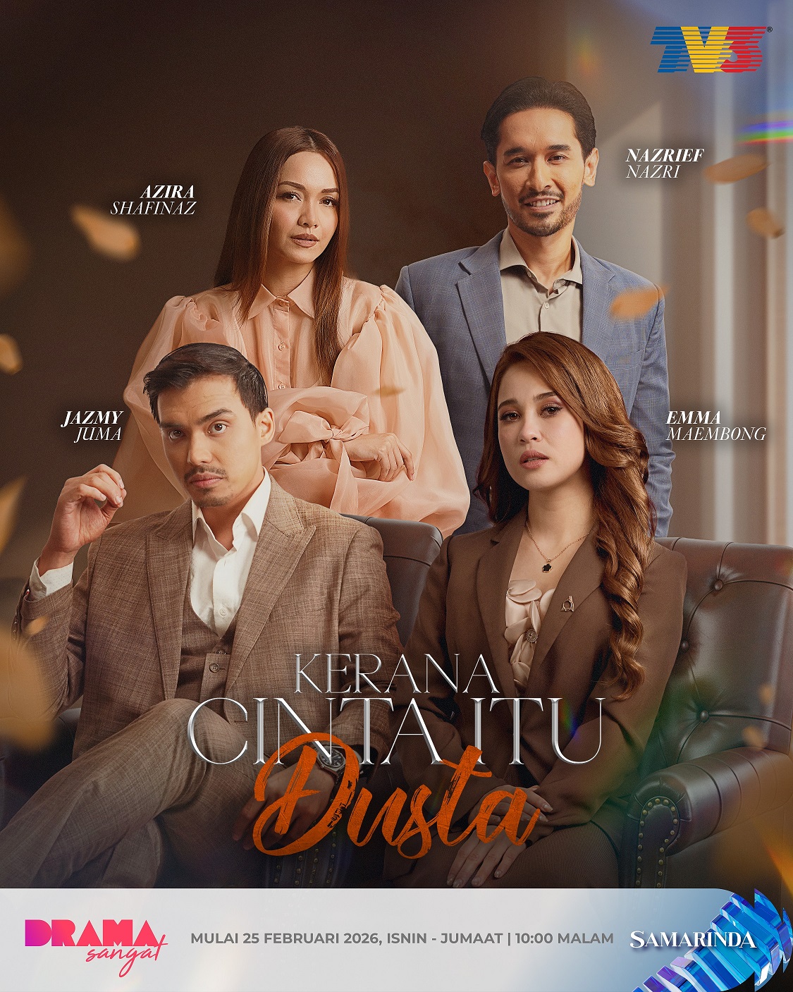 Rumah Tangga Retak Di Lensa Media Sosial: 'Kerana Cinta Itu Dusta' Bakal Gegar Slot Samarinda TV3
