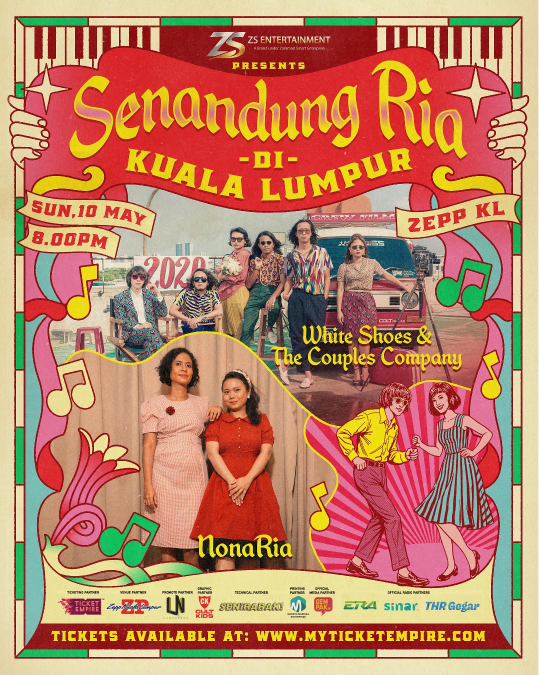 Gabungan Irama Retro dan Jazz-Pop Indonesia Bakal Gegar Zepp KL Mei Ini