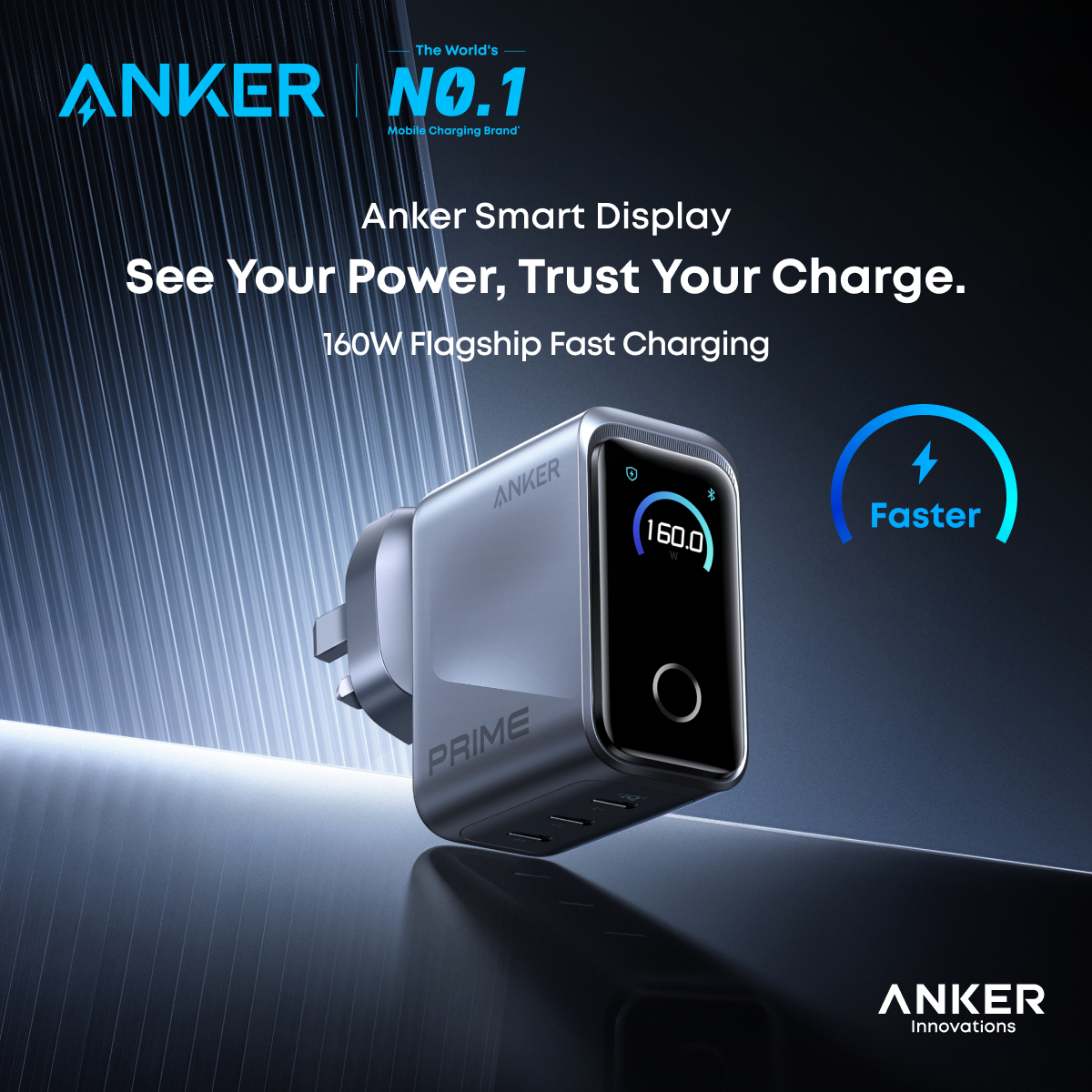 Anker Malaysia Lancar Pengecas Paparan Pintar Berteknologi AI, Pengecasan Kini Lebih Pantas & Bergaya