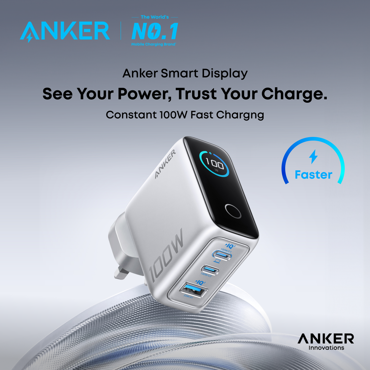 Anker Malaysia Lancar Pengecas Paparan Pintar Berteknologi AI, Pengecasan Kini Lebih Pantas & Bergaya