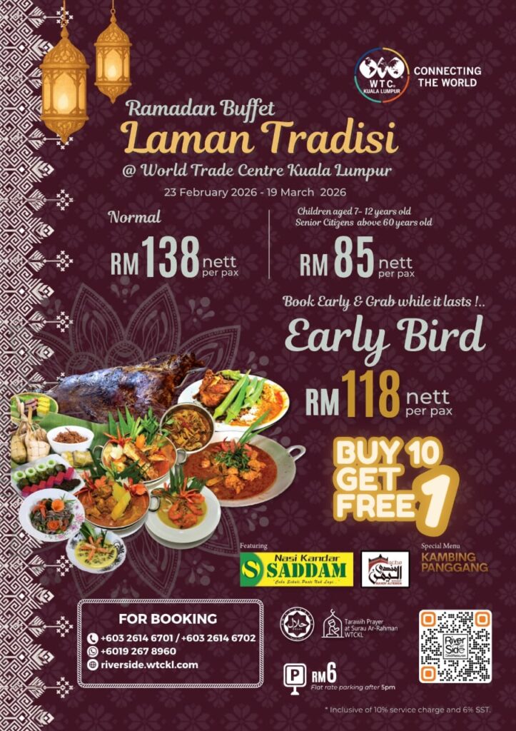 Nostalgia Desa di Tengah Kota: Bufet Ramadan WTCKL Tawar Lebih 200 Sajian Warisan