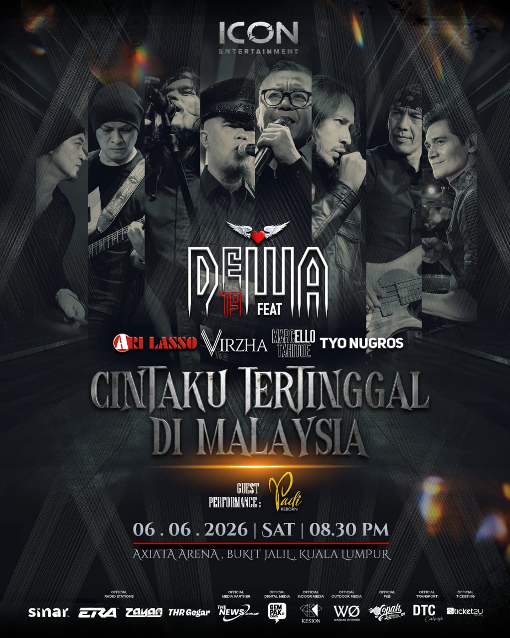 Gabungan Bersejarah! Dewa 19 & Padi Reborn Bakal Gegar Axiata Arena Jun Ini
