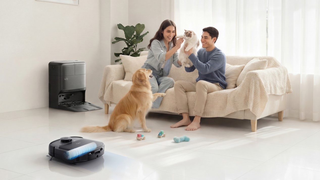 Eufy Omni C28: Bersih Sempurna Sekali Lalu dengan Mop HydroJet™!