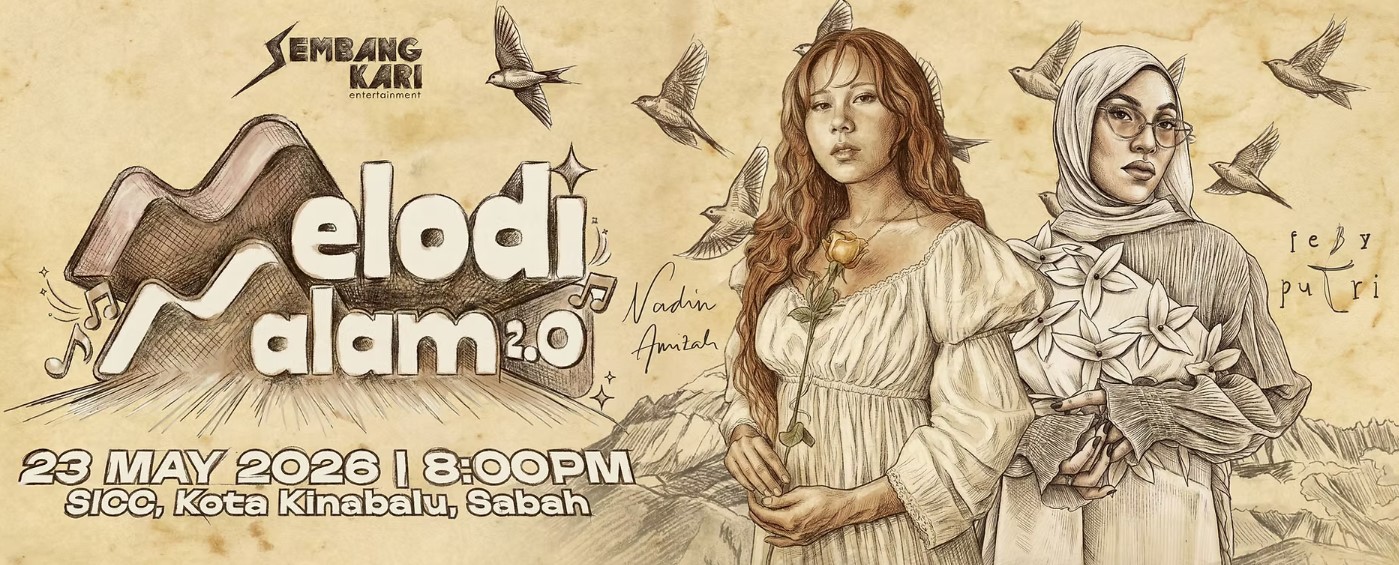 Peminat Sabah Bersedia! Nadin Amizah dan Feby Putri Himpunkan Emosi dalam Melodi Malam 2.0