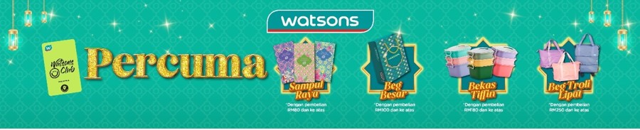 Watsons Malaysia 'Letop' Dengan Filem Muzikal Raya & Hadiah Jutaan Mata Ganjaran!