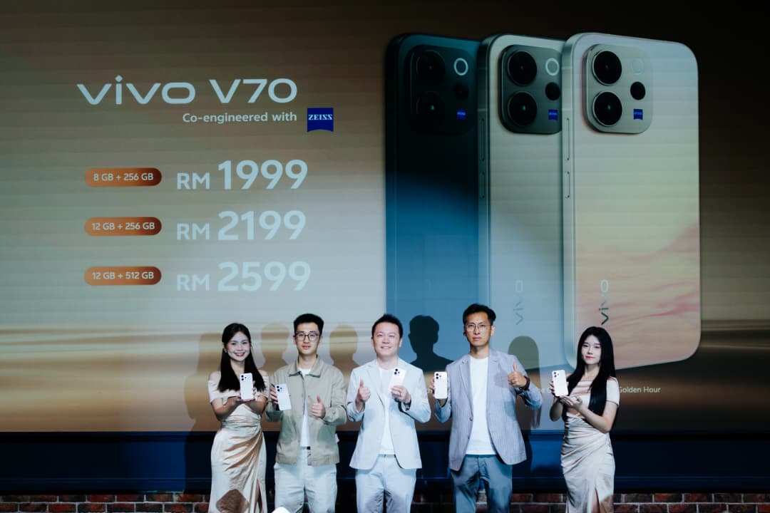 vivo V70 Rasmi di Malaysia: Kamera ZEISS Lebih Padu, Bateri 6500mAh & Rekaan Premium