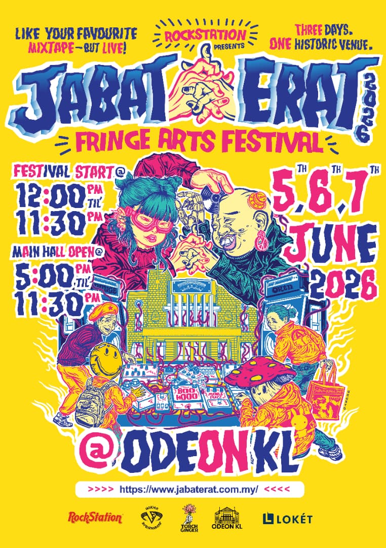 Pesta Muzik D.I.Y Terbesar! JABAT ERAT Gegar OdeonKL Jun Ini, Himpun Lebih 20 Band Tempatan & Antarabangsa
