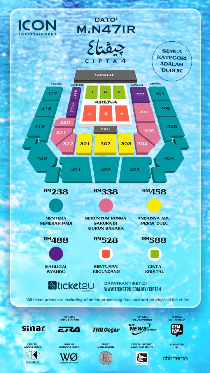 Tak Puas Hanya Trilogi! M. Nasir Lengkapkan Legasi Menerusi Konsert DATO’ M.N47IR CIPTA 4
