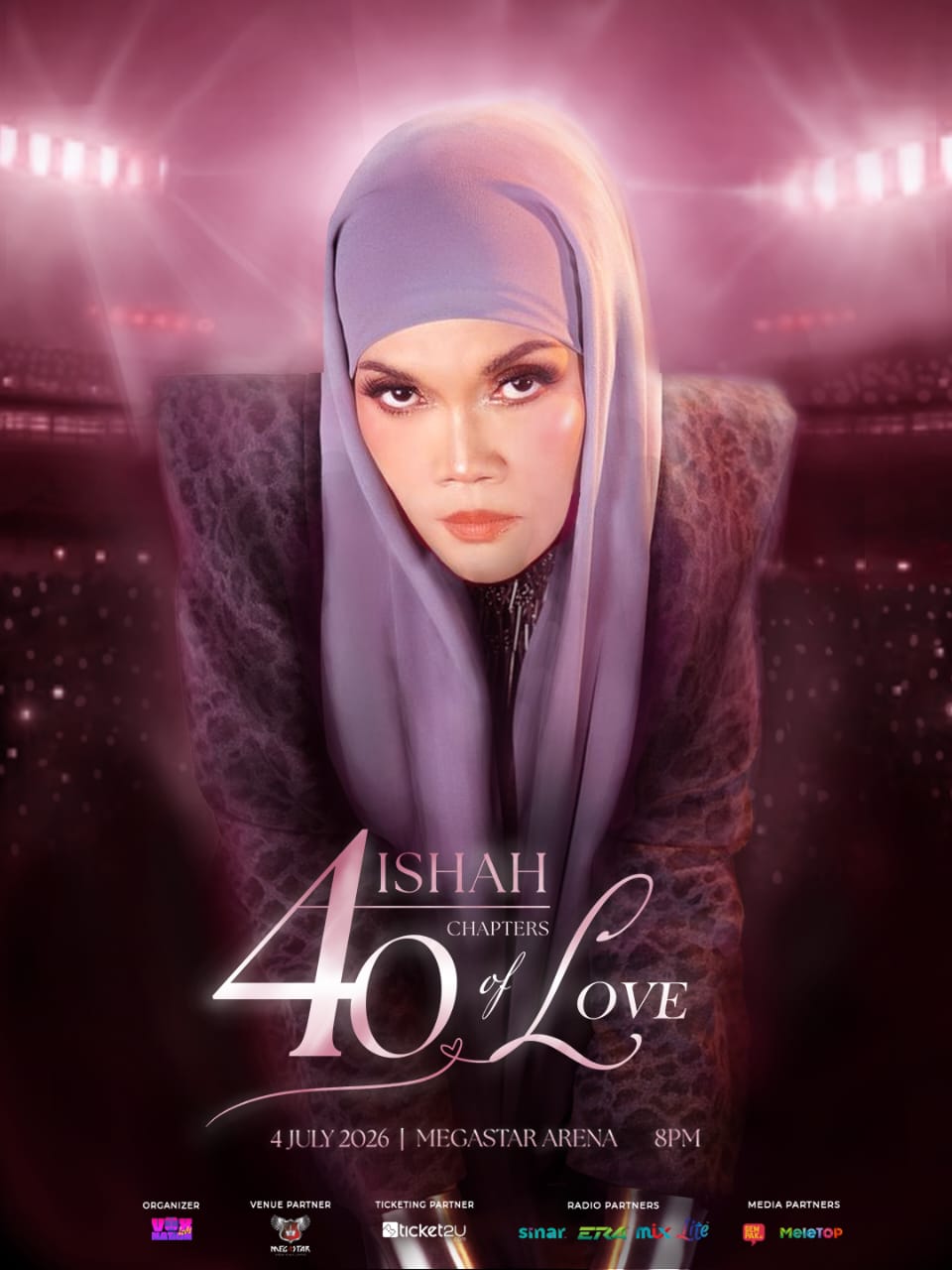 Selepas 4 Dekad, Dato' Aishah Bakal Gegar Megastar Arena Menerusi Konsert Mega Pertama Julai Ini!