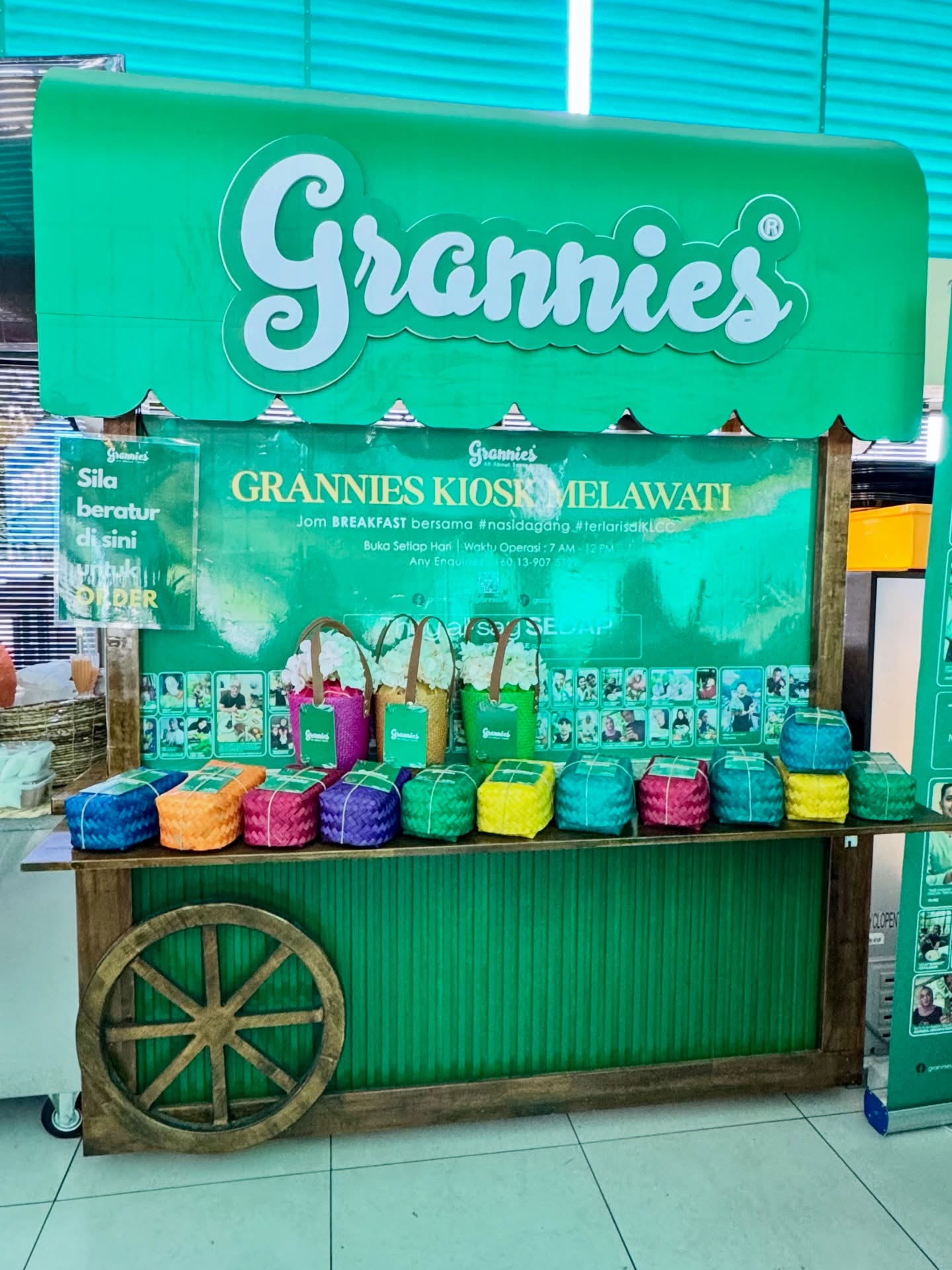 Pilihan Agong & TokTi! Nasi Dagang Premium 'Grannies' Kini Buka Kiosk Sendiri Di Taman Melawati