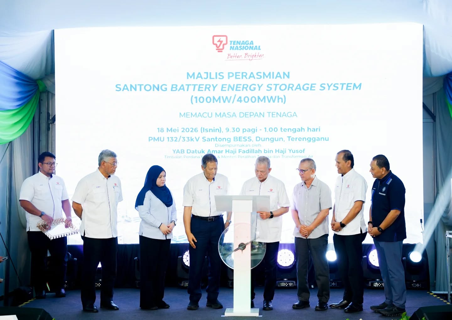 Kerajaan Perhebat Agenda Tenaga Hijau Dengan Pelaksanaan BESS Santong Kerajaan Perhebat Agenda Tenaga Hijau Dengan Pelaksanaan BESS Santong