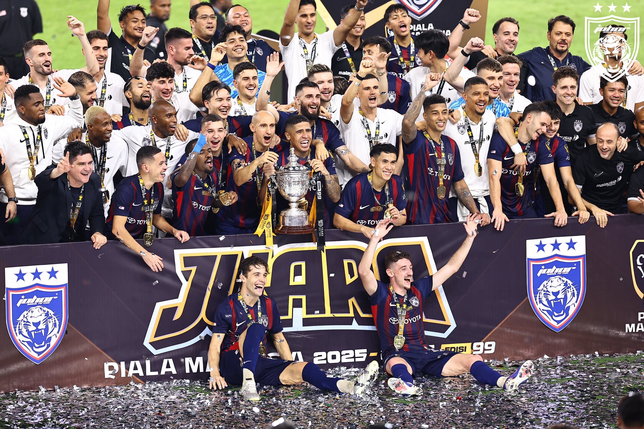 Quadruple Bersejarah! JDT Benam Kuching City 2-0, Sah Pertahan Piala Malaysia
