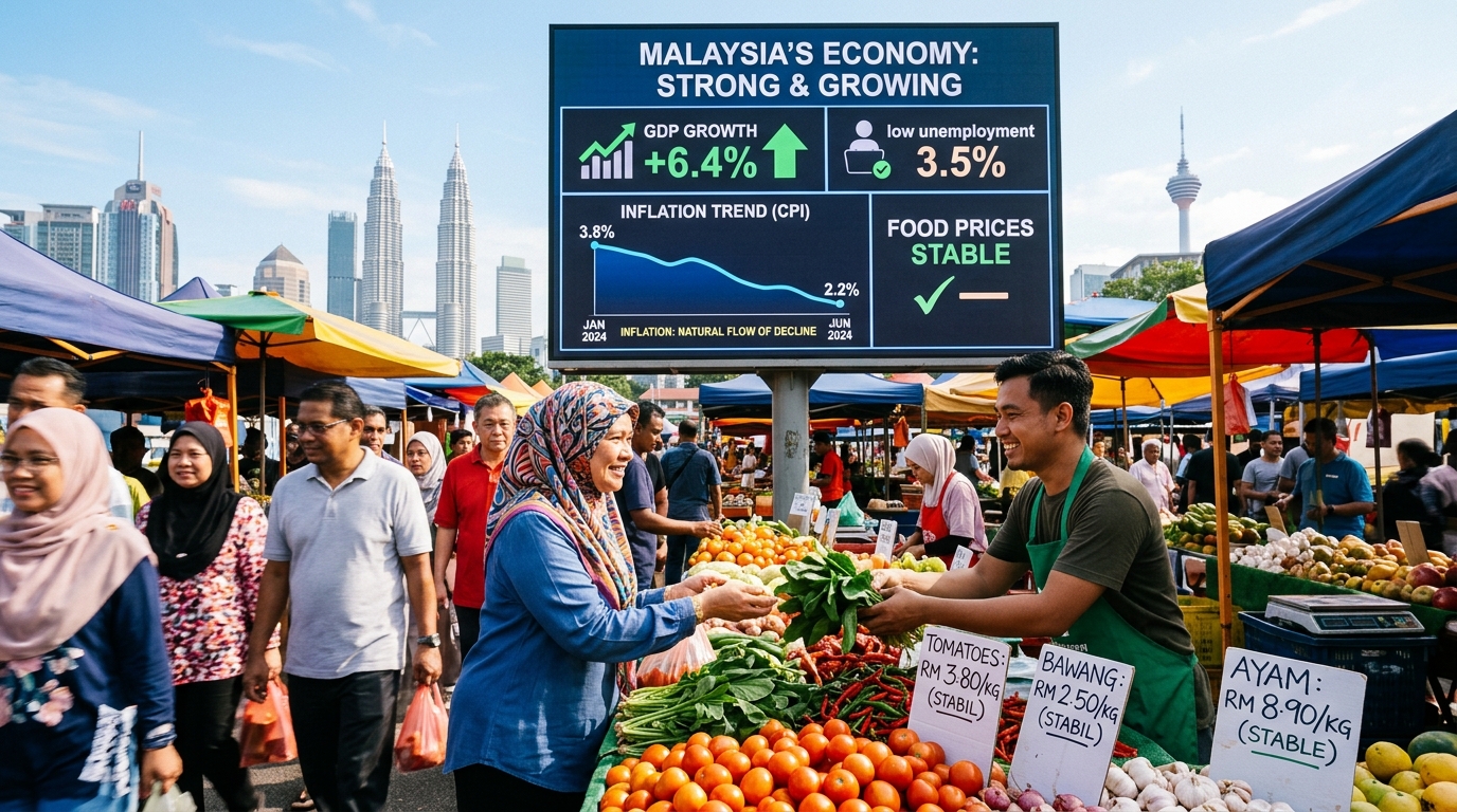 Ekonomi Negara Kukuh, Harga Makanan Stabil Alami Aliran Menurun Ekonomi Negara Kukuh, Harga Makanan Stabil Alami Aliran Menurun