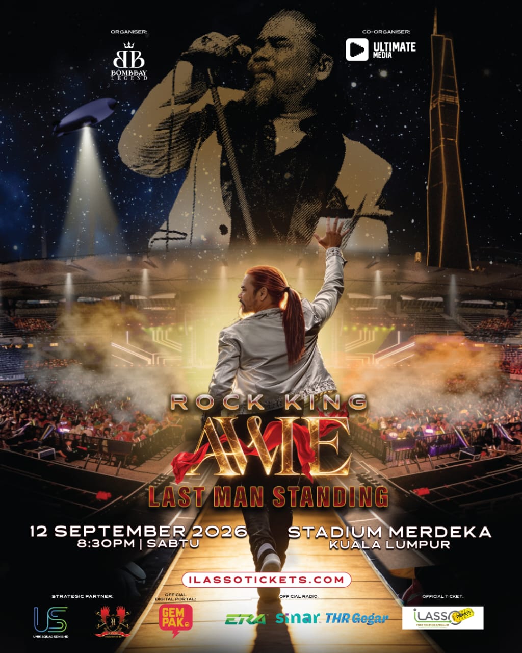 Dato’ Awie Kembali Ukir Sejarah, Stadium Merdeka Jadi Saksi Konsert Rock Berskala Mega 2026