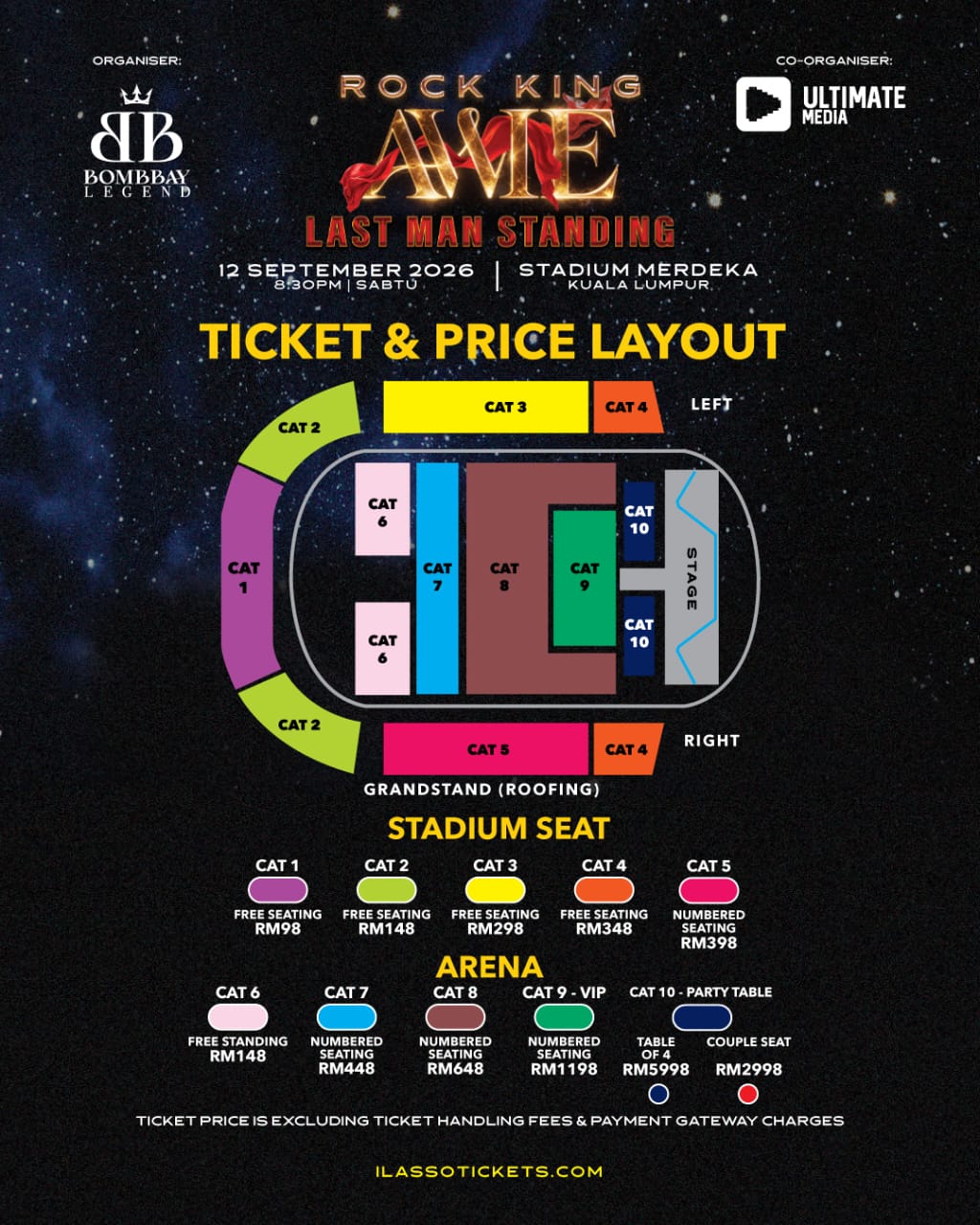 Dato’ Awie Kembali Ukir Sejarah, Stadium Merdeka Jadi Saksi Konsert Rock Berskala Mega 2026