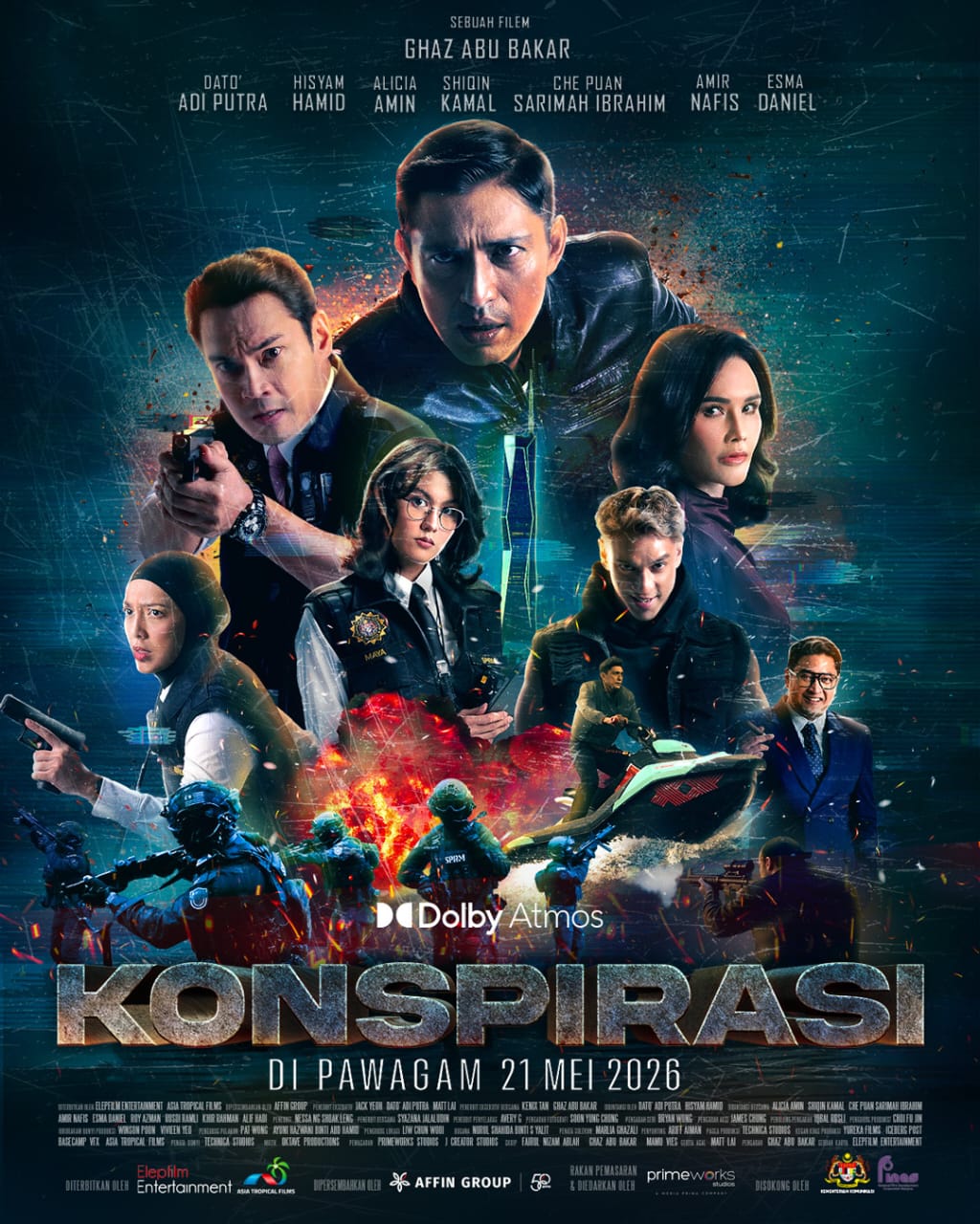 Ghaz Abu Bakar Kembali Dengan ‘Konspirasi’, Thriller Sarat Aksi dan Politik