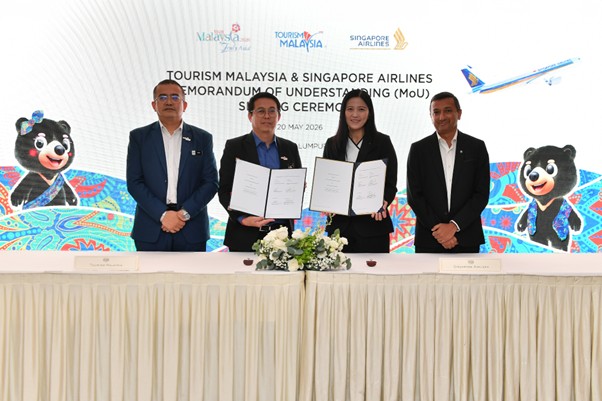 Tourism Malaysia, Singapore Airlines Meterai MoU Perkukuh Pelancongan Dua Hala