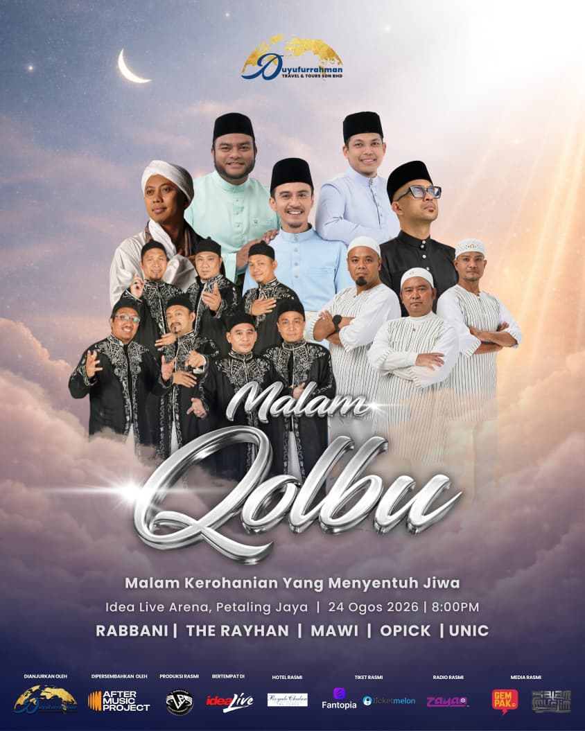 Opick, Rabbani, UNIC Bersatu Dalam Konsert Malam Qolbu Di Idealive KL