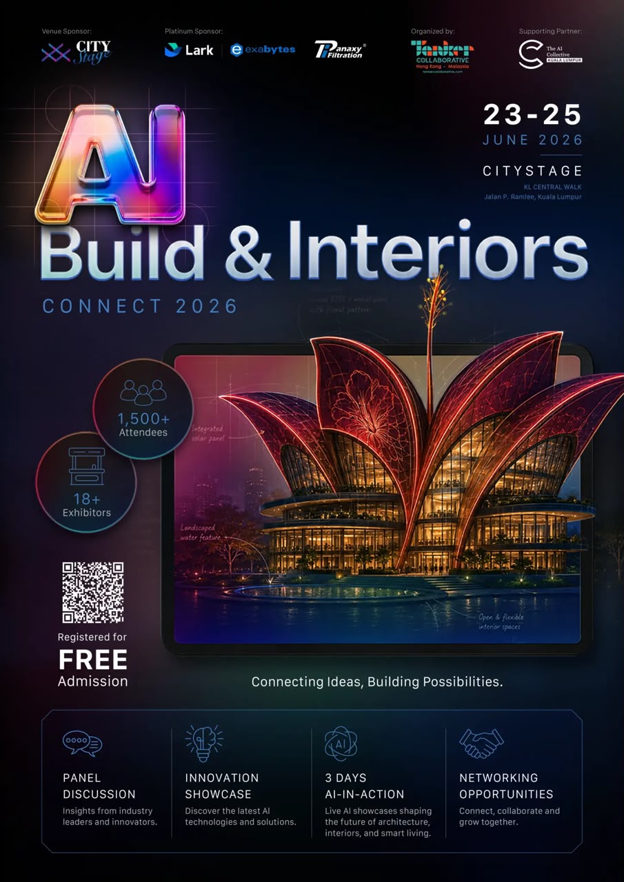 AI Build & Interiors Connect 2026: Memacu Produktiviti Industri Menerusi Kecerdasan Buatan