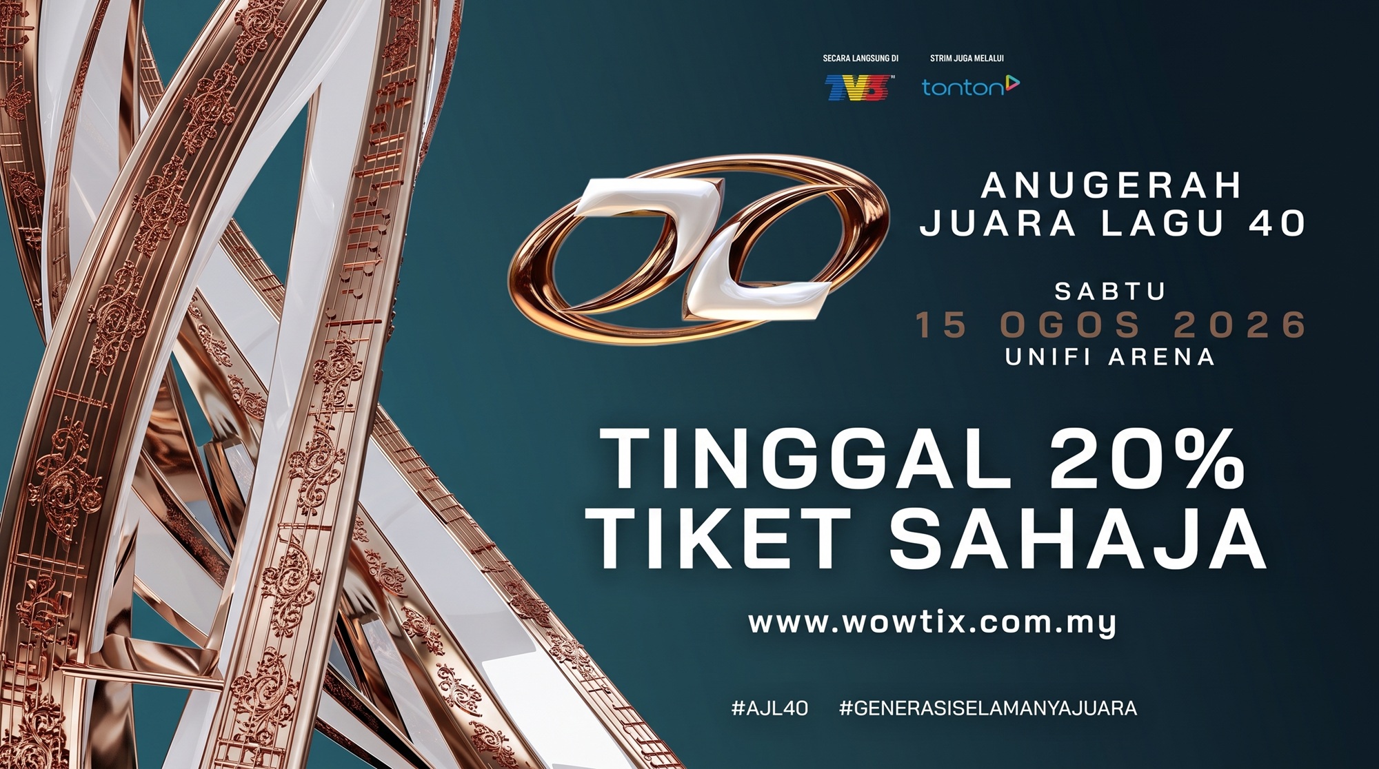 Bahang AJL40 Memuncak, Peminat Berebut Tiket Jelang 15 Ogos Ini Bahang AJL40 Memuncak, Peminat Berebut Tiket Jelang 15 Ogos Ini