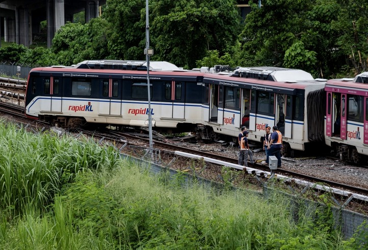 APAD Buka Kertas Siasat Insiden Tren LRT Tergelincir Berhampiran Stesen Chan Sow Lin