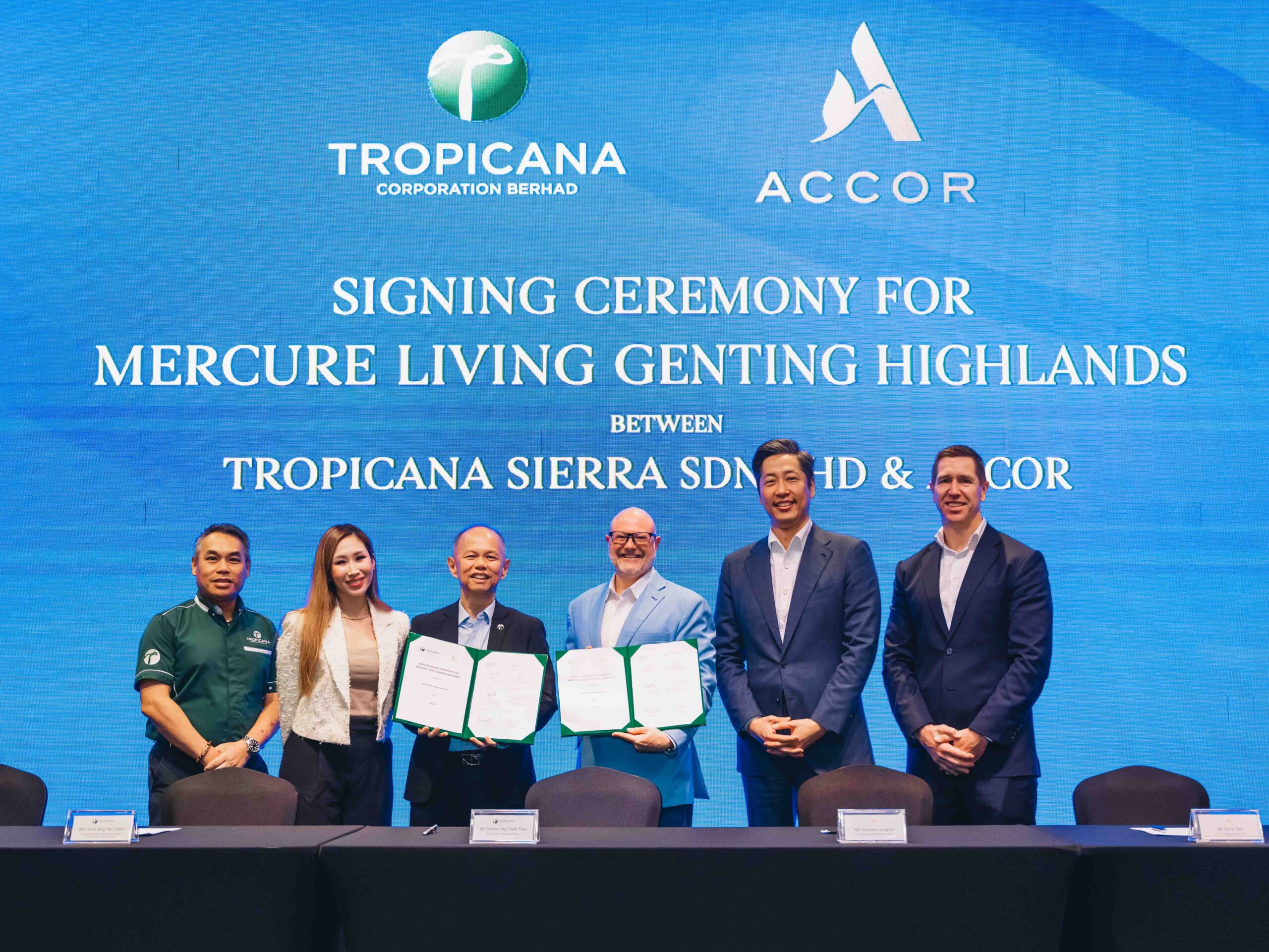 Accor, Tropicana Meterai Perjanjian Bawa Mercure Living Ke Genting Highlands