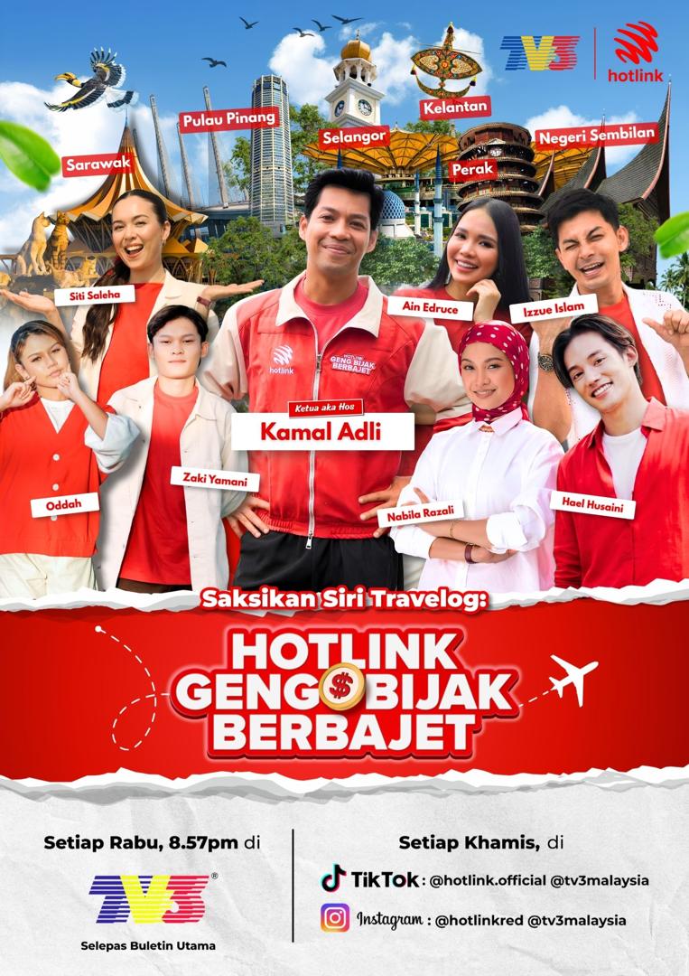 Kamal Adli Ketuai Misi Travel Paling Berbaloi, Hotlink GBB Tayang Julai Ini