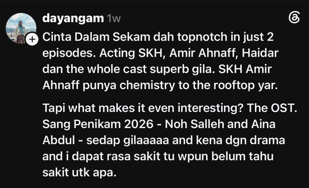 Ramai Menangis, Ramai Ketagih! Cinta Dalam Sekam Kini Drama Paling Popular Di Viu