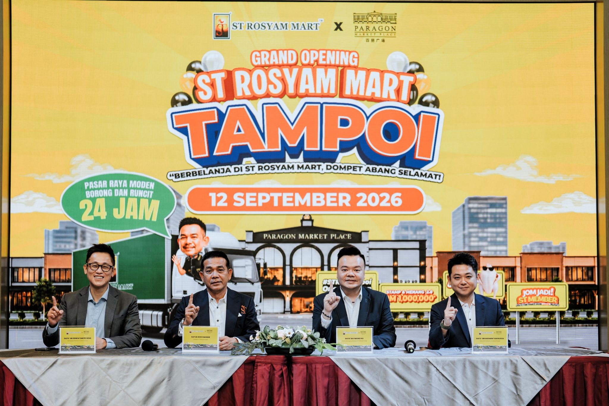 Tampoi Jadi Tumpuan! ST Rosyam Mart Buka Cawangan Terbesar 70,000 Kaki Persegi September Ini