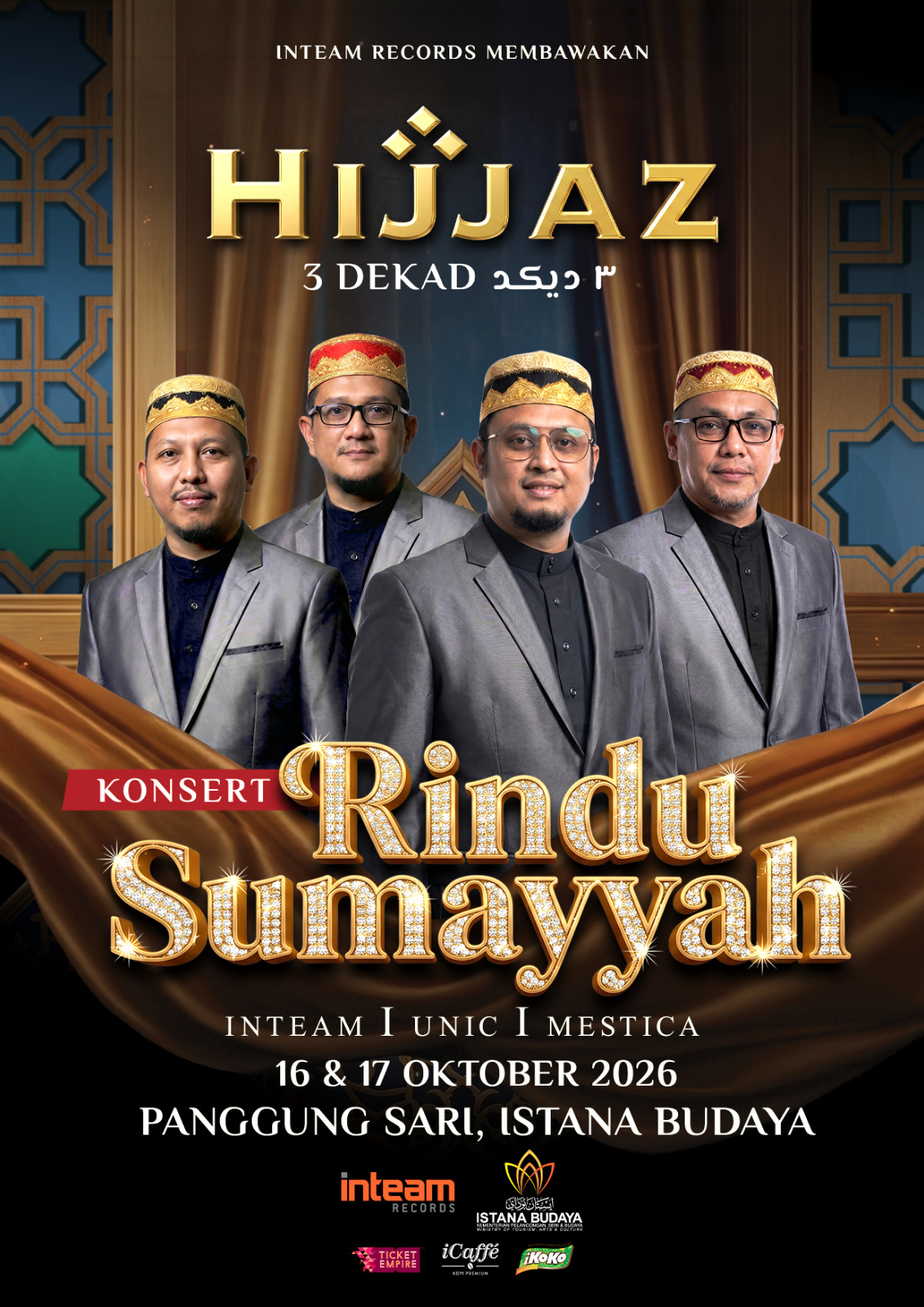 Tiga Dekad Di Pentas Nasyid: Hijjaz Kembali Dengan Album Baharu Dan Konsert ‘Rindu Sumayyah’ Tiga Dekad Di Pentas Nasyid: Hijjaz Kembali Dengan Album Baharu Dan Konsert ‘Rindu Sumayyah’