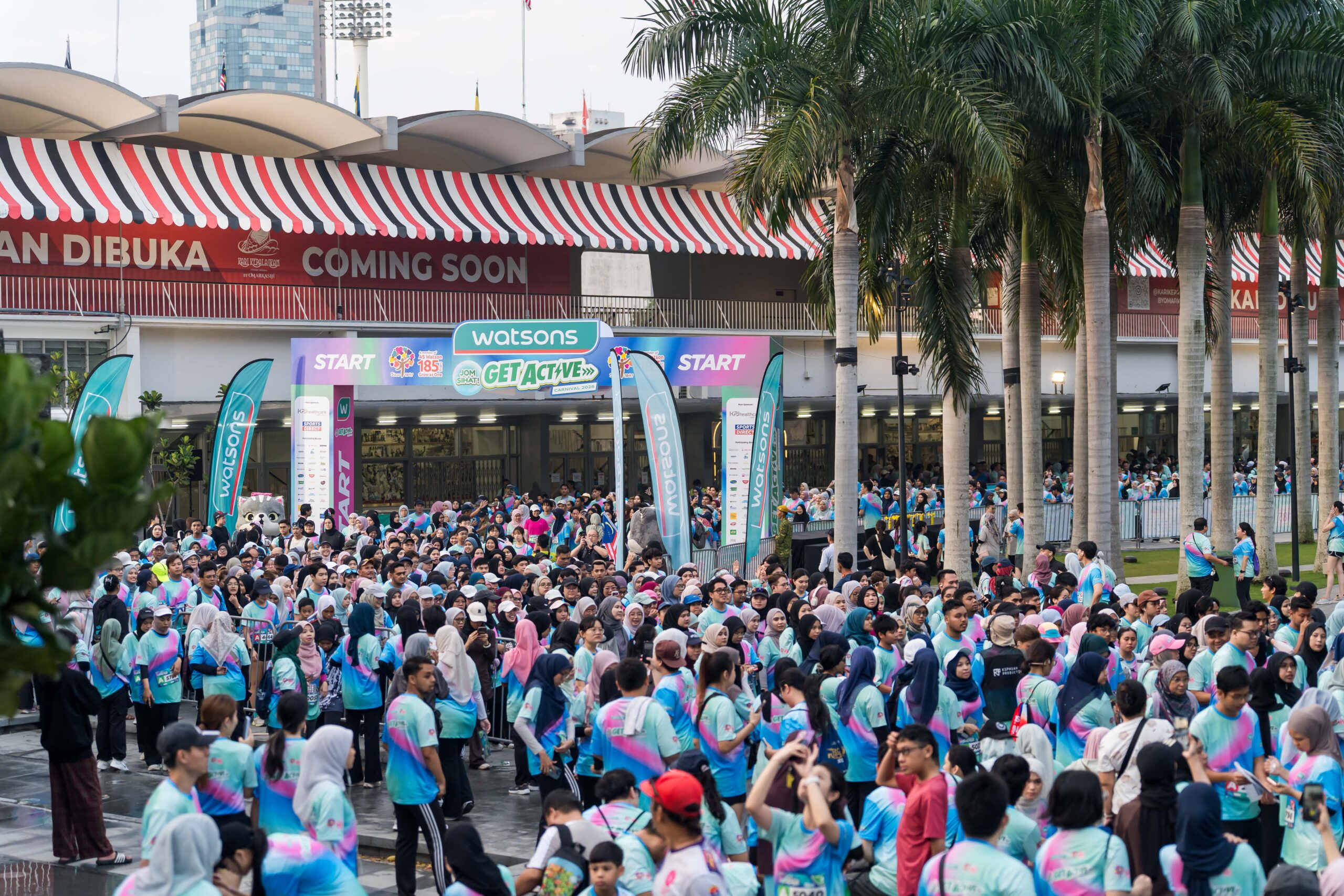 Watsons Get Active Carnival Kembali Gegar Stadium Merdeka, Himpun 10,000 Pencinta Gaya Hidup Sihat