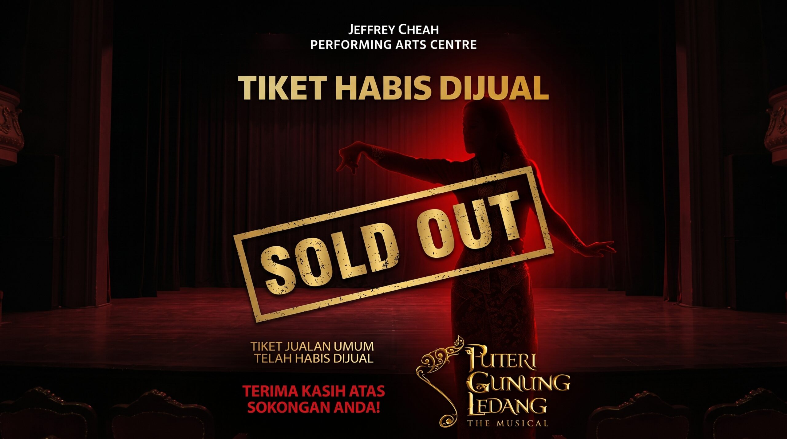 Sold Out Dalam 2 Jam! Puteri Gunung Ledang The Musical Cipta Sejarah Baharu