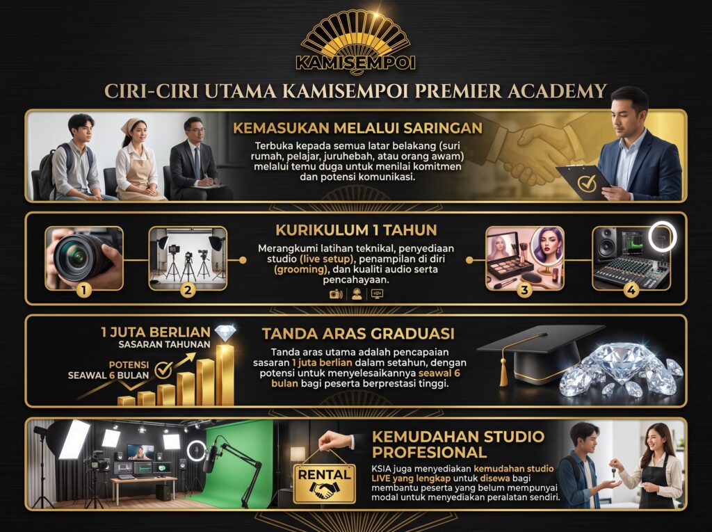 KamiSempoi Golden Award 2025 Kembali Edisi Ke-4, Bakal Iktiraf Hos TikTok LIVE & Cetus Revolusi 'Live Streamer'!