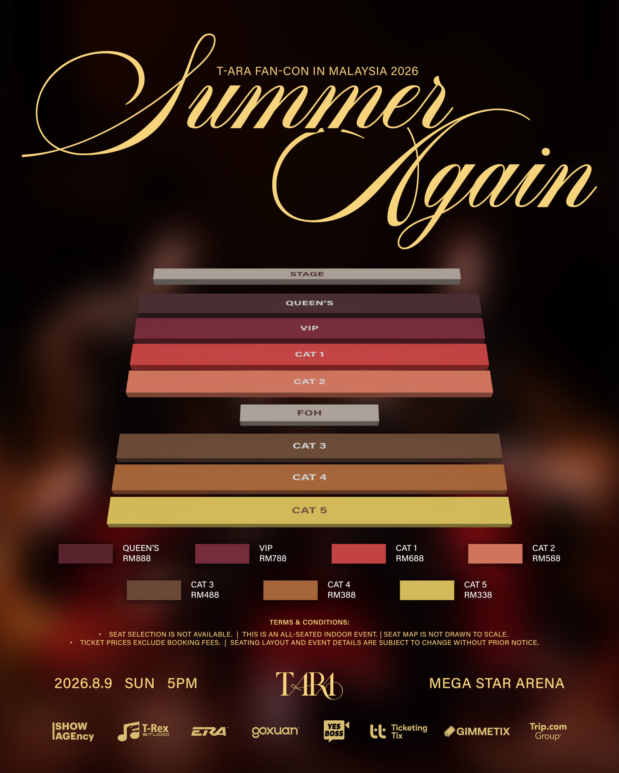 Qri, Eunjung, Hyomin & Jiyeon Kembali! T-ARA Umum Fan-Con Istimewa Di Kuala Lumpur