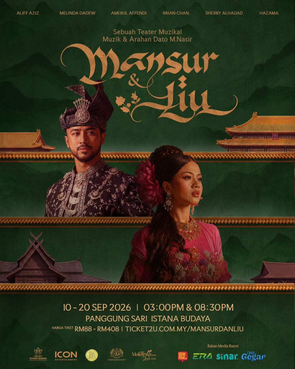 Panggung Sari Istana Budaya Sambut Epik Agung ‘Mansur & Liu’ September Ini