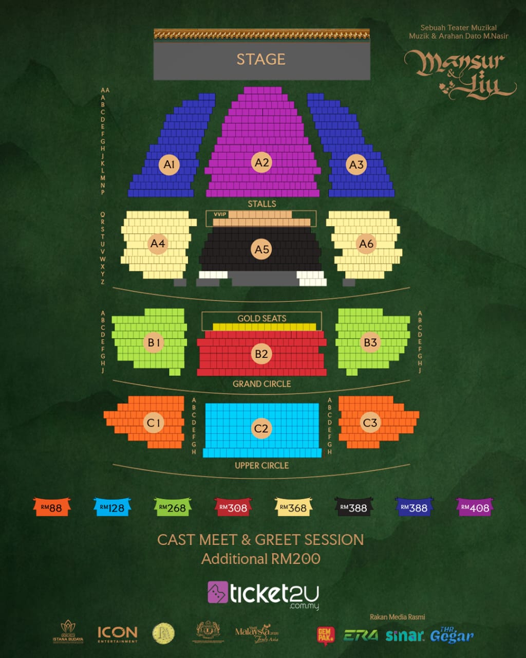Panggung Sari Istana Budaya Sambut Epik Agung ‘Mansur & Liu’ September Ini