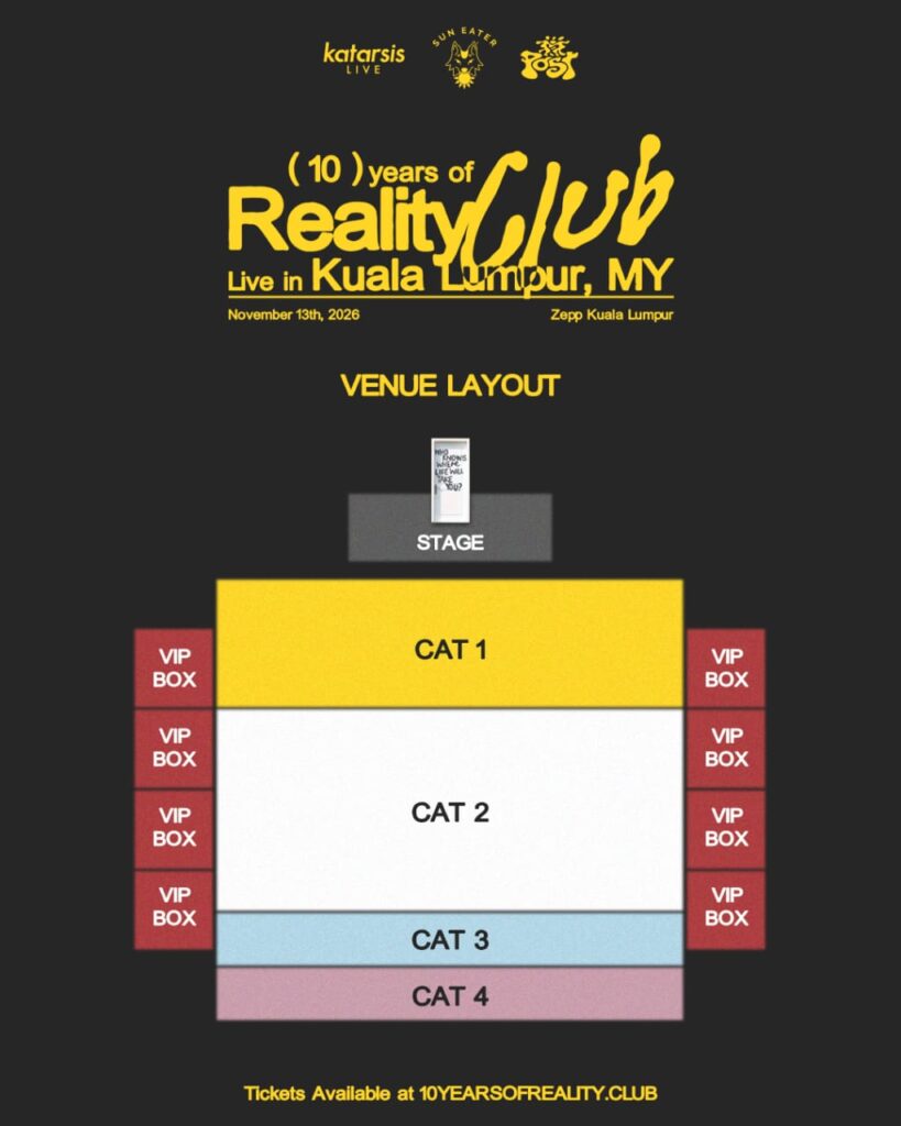 Hanya Satu Malam! Reality Club Bawa Perayaan 10 Tahun Ke Kuala Lumpur
