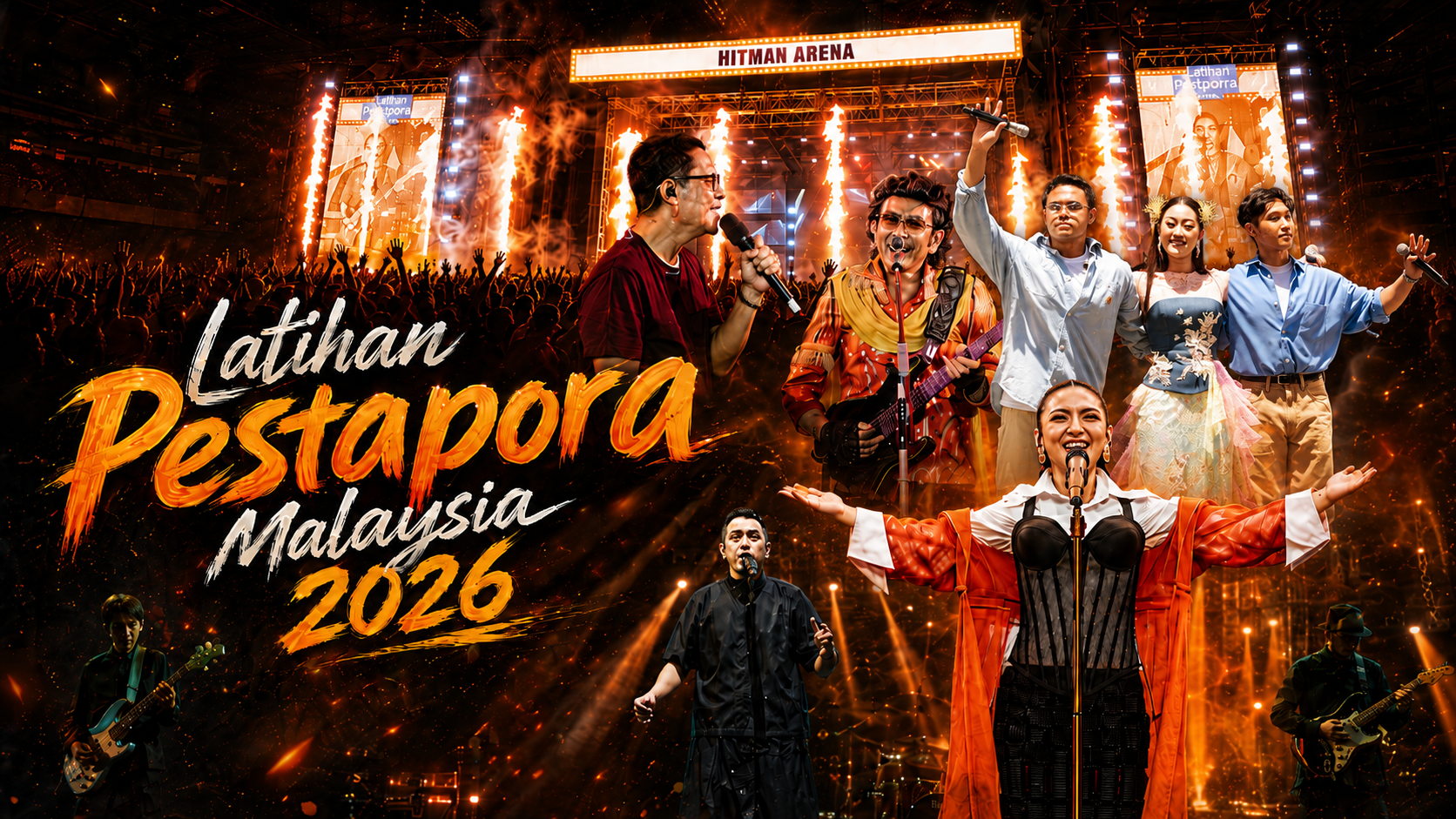 Histeria 12 Jam di Bukit Jalil: Latihan Pestapora Malaysia 2026 Suburkan Jambatan Muzik Rentas Sempadan
