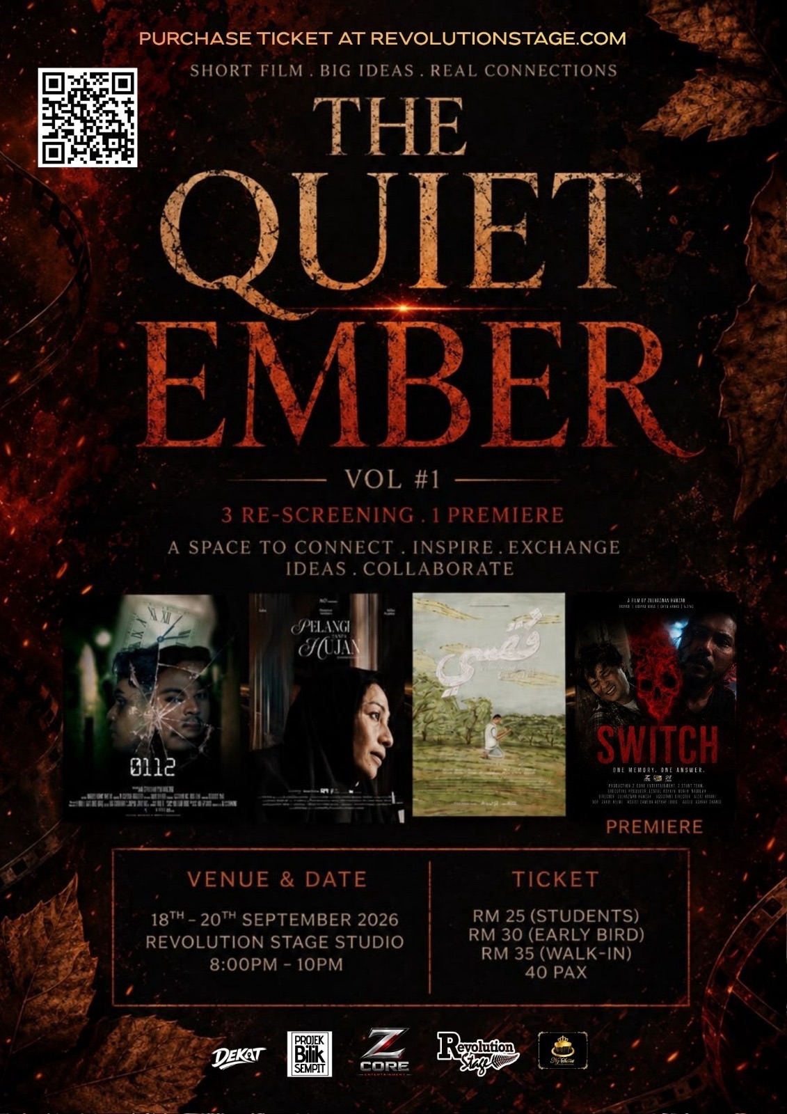 Gabungan Filem dan Aksi Lagak Ngeri Pentas, ‘The Quiet Ember Vol. #1’ Bawa Kelainan