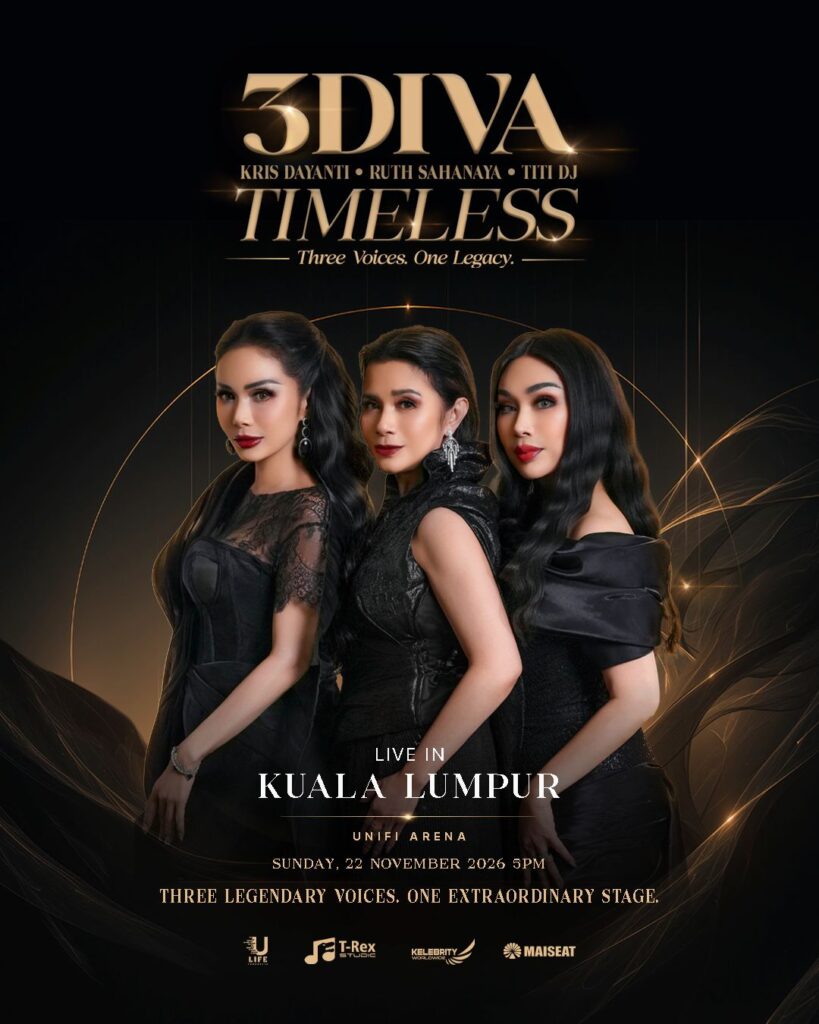 3DIVA Kembali Gegar Kuala Lumpur, Tiket TIMELESS Dijual 5 September Dengan Harga Early Bird Serendah RM138