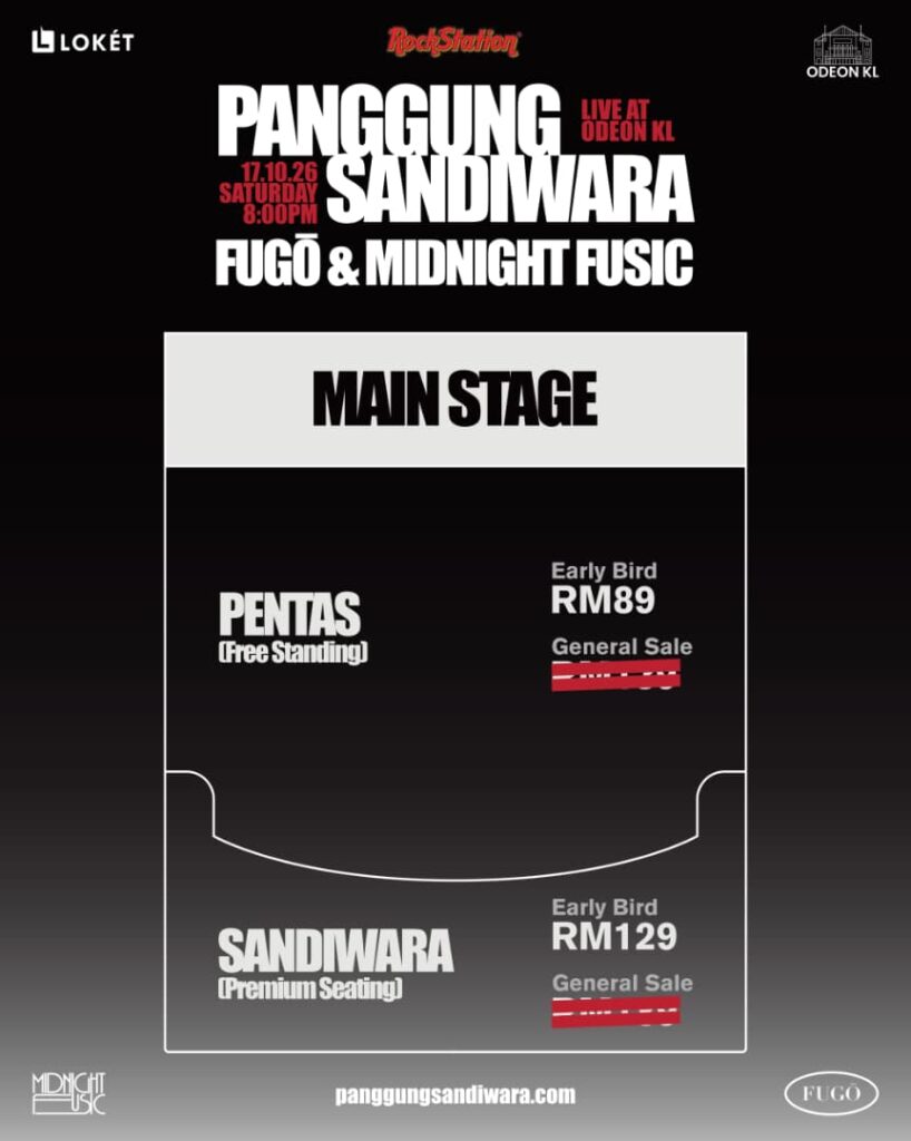 Peminat Indie Wajib Hadir! FUGŌ & Midnight Fusic Kongsi Pentas Buat Pertama Kali Di Odeon KL