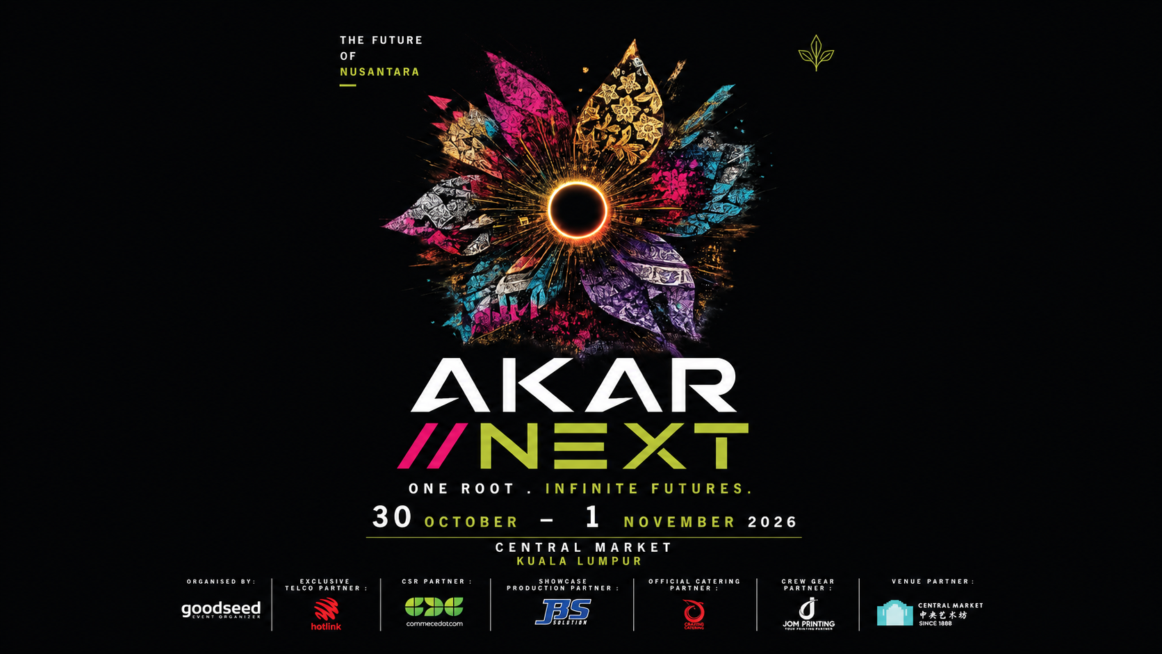 AKAR//NEXT 2026 Satukan Budaya Nusantara, Muzik, Seni dan Kreativiti Dalam Festival Tiga Hari di Pasar Seni
