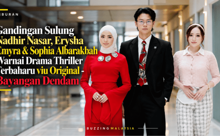 Nadhir, Erysha Dan Sophia Terperangkap Dalam Cinta, Rahsia Dan Pembunuhan Menerusi ‘Bayangan Dendam’