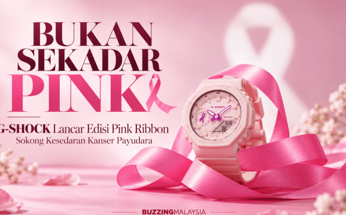 Bukan Sekadar Pink! Casio Lancar G-SHOCK Edisi Pink Ribbon, Sokong Kesedaran Kanser Payudara