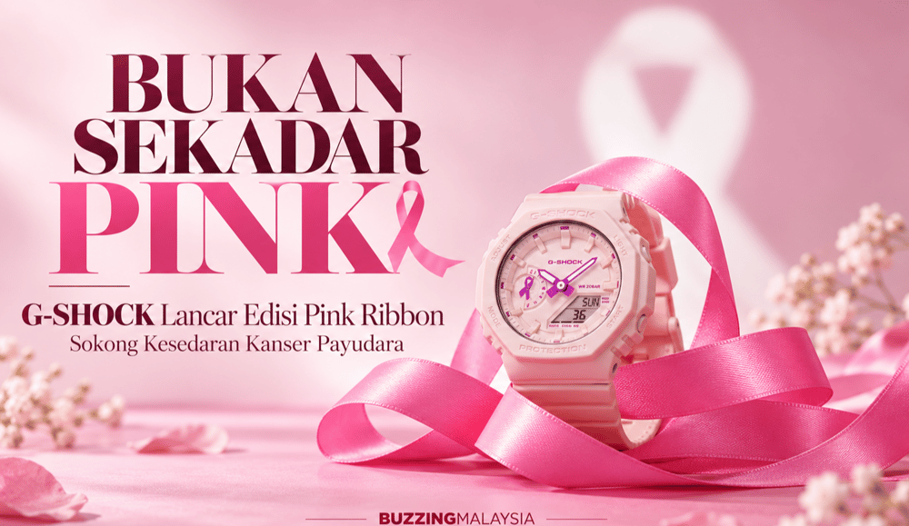 Bukan Sekadar Pink! Casio Lancar G-SHOCK Edisi Pink Ribbon, Sokong Kesedaran Kanser Payudara