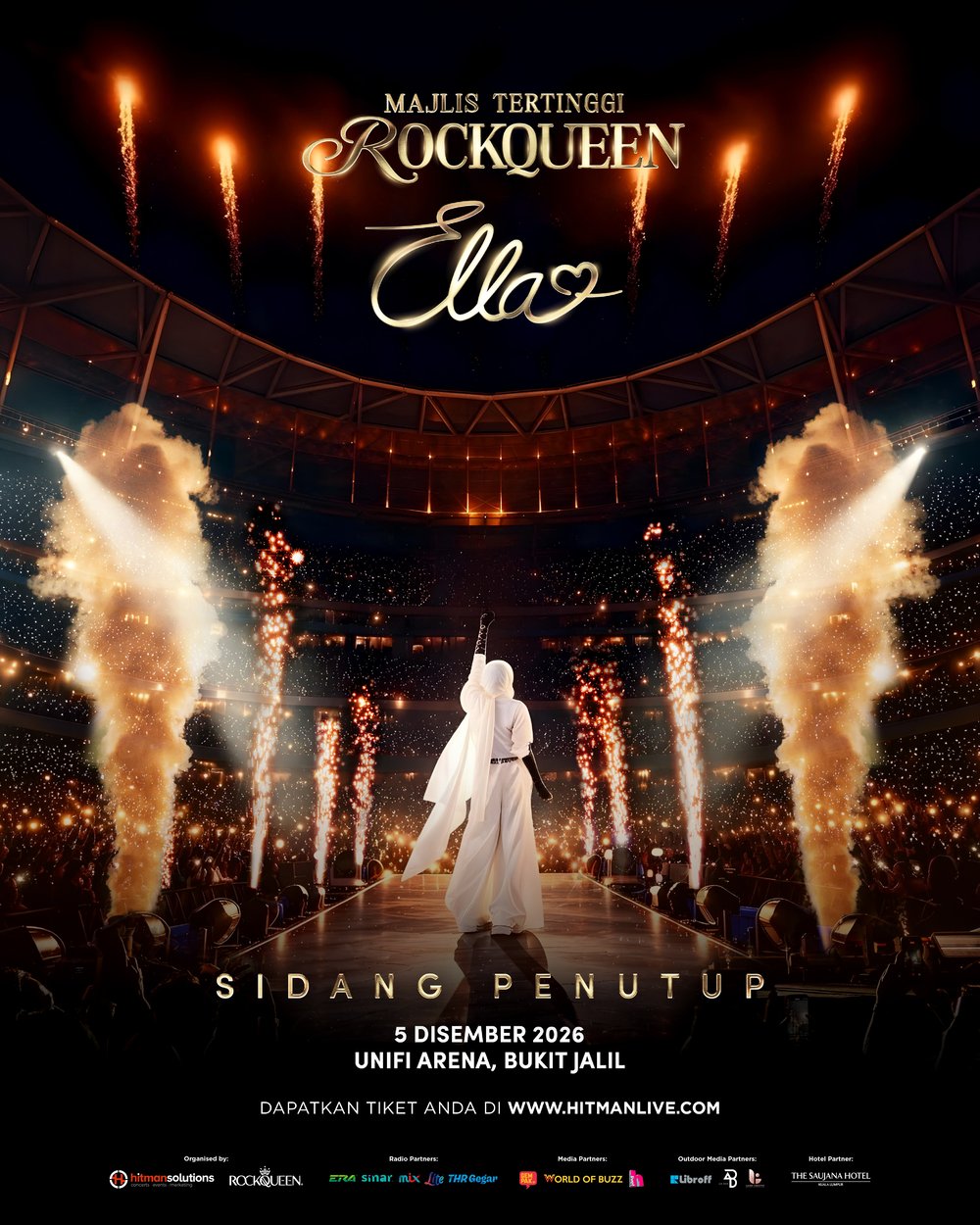 Ella Akhiri Perjalanan Majlis Tertinggi Rockqueen Dengan ‘Sidang Penutup’ Di Unifi Arena