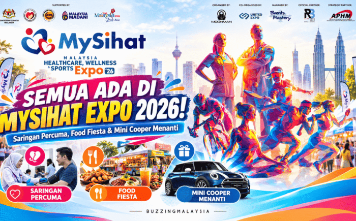 Saringan Kesihatan Percuma, Festival Makanan dan Mini Cooper Menanti Di MySihat Expo 2026
