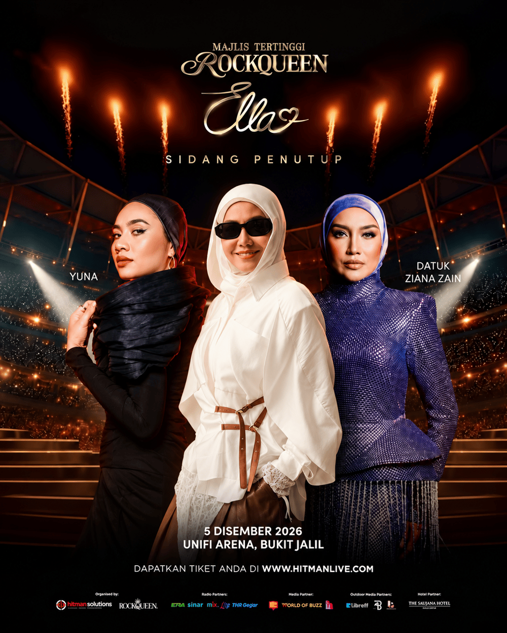 Ella Akhiri Perjalanan Majlis Tertinggi Rockqueen Dengan ‘Sidang Penutup’ Di Unifi Arena
