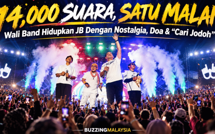Lebih Daripada Konsert, Wali Band Sentuh Jiwa 14,000 Peminat Di Johor Bahru